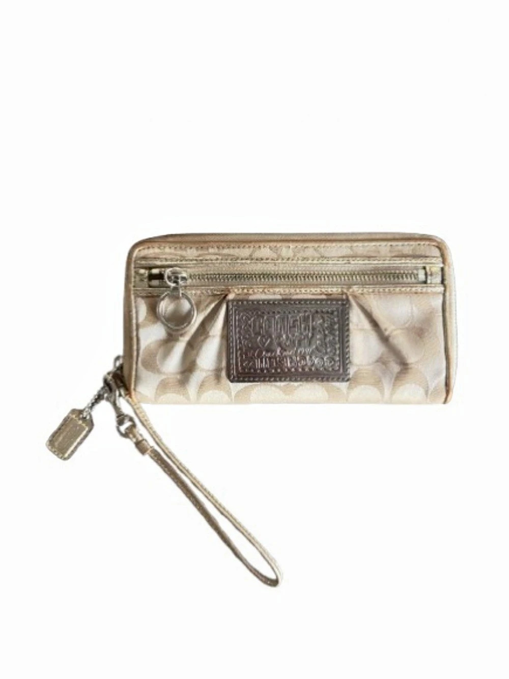 VTG 2010 Coach Poppy Metallic Signature Jacquard